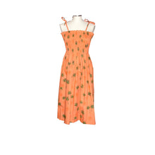 Load image into Gallery viewer, Palm Trees Tube Top Maxi Hawaiian Dress