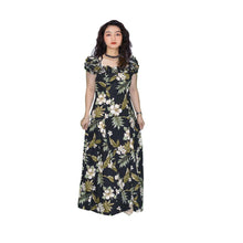 Load image into Gallery viewer, Hawaiian bridal muumuu holoku style dress