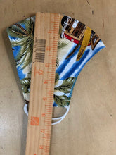 Load image into Gallery viewer, Yellow Hibiscus Hawaiian Face mask
