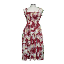 Load image into Gallery viewer, Palm Leaf Tube Top Hawaiian Dress
