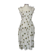 Load image into Gallery viewer, Palm Tree Tube Top Hawaiian Dress