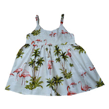 Load image into Gallery viewer, Pink Flamingo Hawaiian Girl Dress