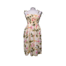 Load image into Gallery viewer, Pink Flamingo Tube Top Hawaiian Dress