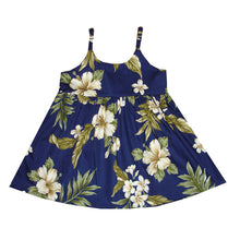 Load image into Gallery viewer, Plumeria Hibiscus Hawaiian Girls Dress