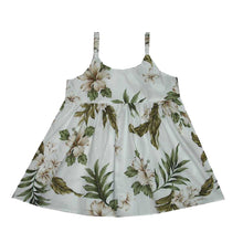 Load image into Gallery viewer, Plumeria Hibiscus Hawaiian Girls Dress
