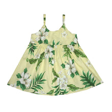 Load image into Gallery viewer, Plumeria Hibiscus Hawaiian Girls Dress