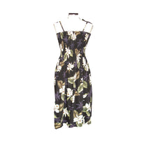 Load image into Gallery viewer, Classic Orchid Tube Top Hawaiian Dress