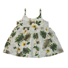 Load image into Gallery viewer, Yellow Hibiscus Hawaiian Girls Dress
