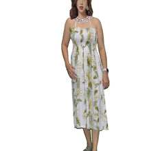 Load image into Gallery viewer, Hawaii Leaf Tube Top Hawaiian Dress
