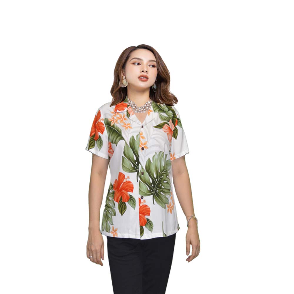 Women's Hawaiian Shirts Made in Hawaii| Cotton Hawaiian Shirts – Edens ...