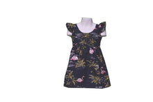 Load image into Gallery viewer, Pink Flamingo Girls Aloha Sundress with Flutter Sleeves
