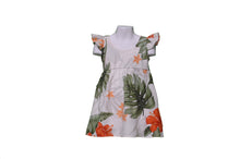 Load image into Gallery viewer, Makakilo Hibiscus Girls Aloha Sundress with Flutter Sleeves
