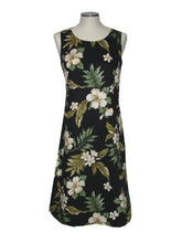 Load image into Gallery viewer, Vintage Hibiscus Hawaiian Midi Dress
