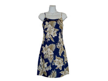 Load image into Gallery viewer, Vintage Hibiscus Short Spaghetti Hawaiian Dress
