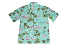 Load image into Gallery viewer, Flamingo Island Cotton Hawaiian Shirt for Men
