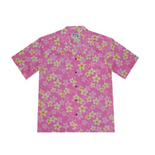 Load image into Gallery viewer, Aloha Plumeria Cotton Hawaiian Shirt for Men
