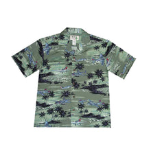 Load image into Gallery viewer, Planes Pearl Harbor Hawaiian Cotton Shirt
