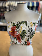 Load image into Gallery viewer, Red Hibiscus Bandeau Top
