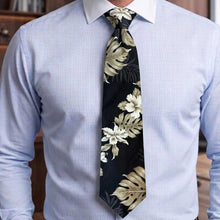 Load image into Gallery viewer, Hibiscus &amp; Orchid Floral Hawaii Tie
