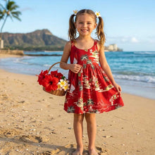 Load image into Gallery viewer, Christmas Hawaiian Girl Dress

