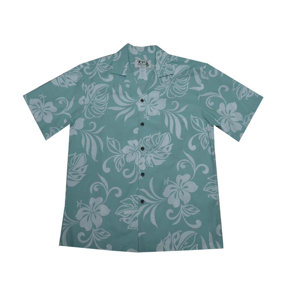 Classic Hibiscus Hawaiian Cotton Shirt