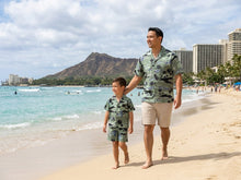 Load image into Gallery viewer, Father Son Pearl Harbor Matching Hawaiian Shirts Made in Hawaii
