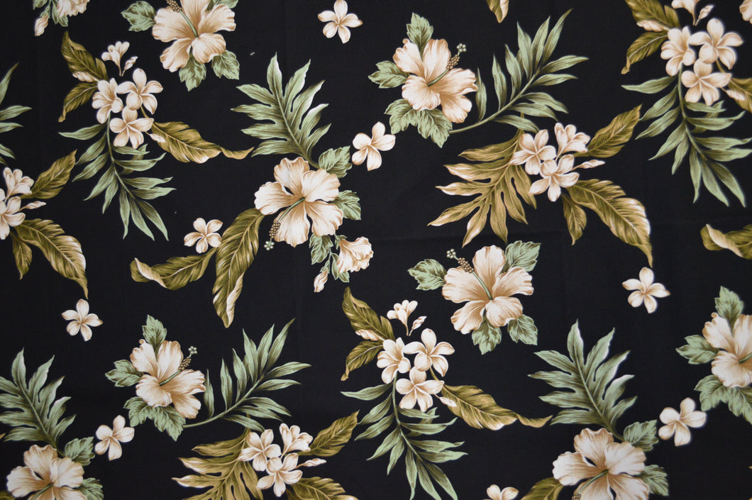 Hawaiian Hibiscus Print Sarong – 100% Cotton Handmade Wrap