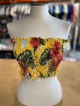 Load image into Gallery viewer, Red Hibiscus Bandeau Top
