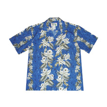 Load image into Gallery viewer, Pern Orchid Hawaiian Cotton Shirt for Men
