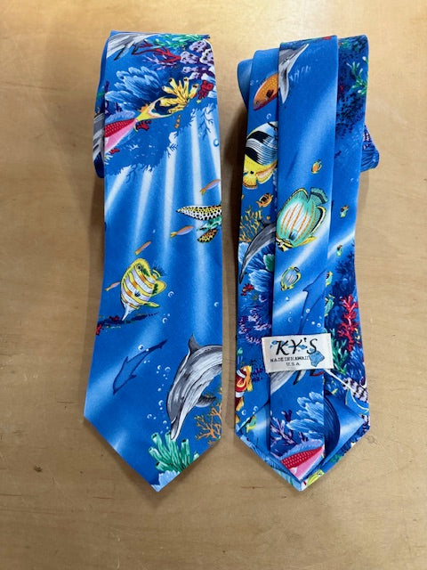 Hawaiian Necktie – Hanauma Bay Print