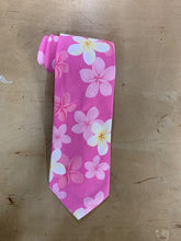 Load image into Gallery viewer, Hawaiian Necktie –  Plumeria Prints
