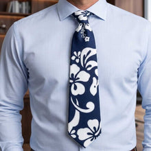Load image into Gallery viewer, Original Hibiscus Hawaii Black Tie
