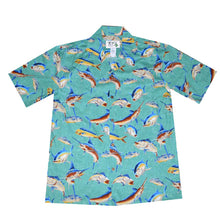Load image into Gallery viewer, Hawaiian fish Hawaiian Cotton Shirt
