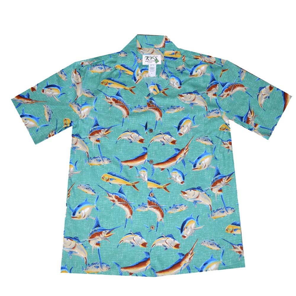 Hawaiian fish Hawaiian Cotton Shirt