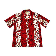 Load image into Gallery viewer, Hibiscus Panel Cotton Hawaiian Shirt for Men
