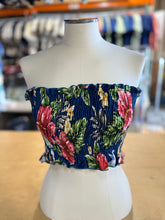 Load image into Gallery viewer, Red Hibiscus Bandeau Top
