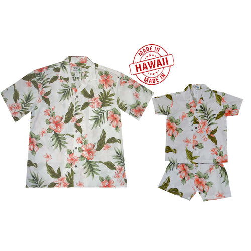 father and son tropical outfits for summer