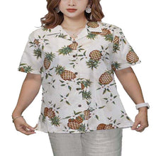 Load image into Gallery viewer, women&#39;s hawaiian shirts made in Hawaii
