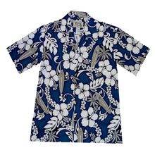 Load image into Gallery viewer, Lei Hibiscus Cotton Hawaiian Shirt for Men
