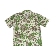 Load image into Gallery viewer, Monstera Wind Hawaiian Cotton Shirt
