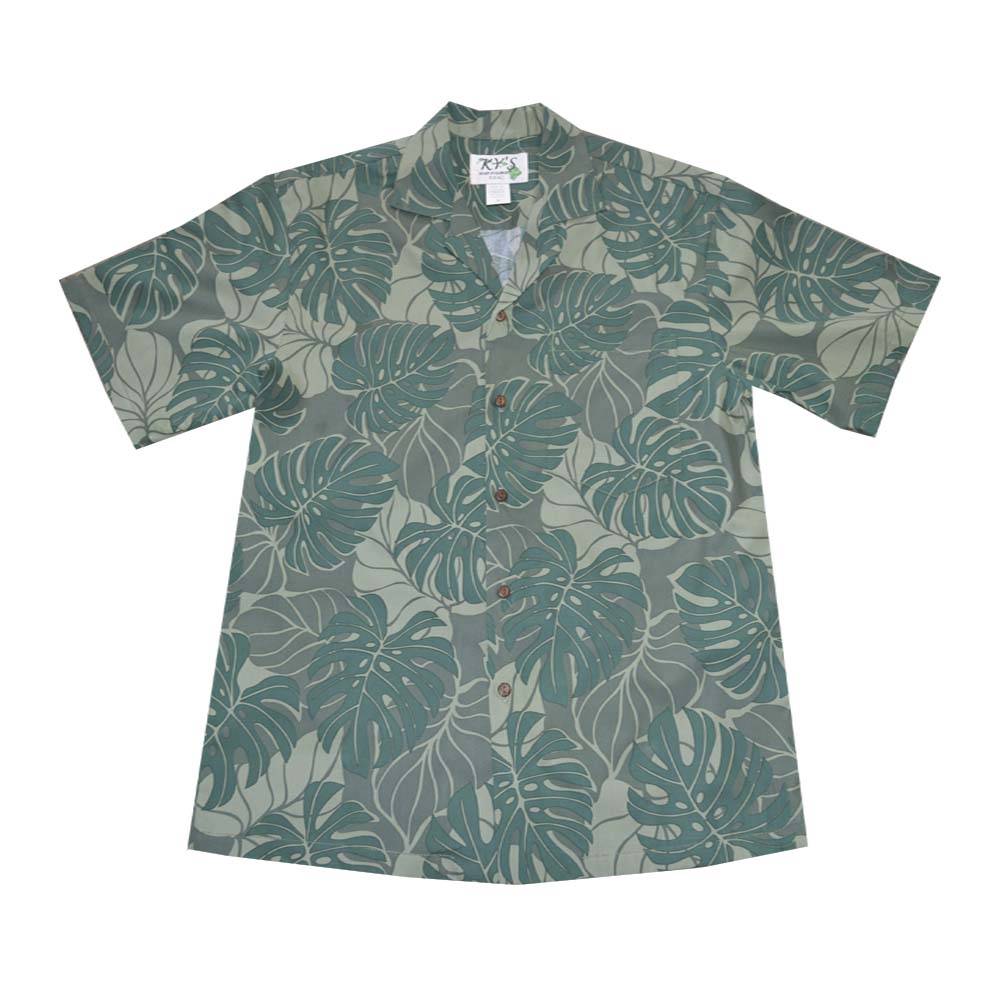 Monstera Deliciosa Hawaiian Cotton Shirt