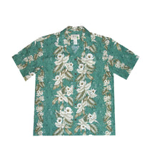 Load image into Gallery viewer, Pern Orchid Hawaiian Cotton Shirt for Men
