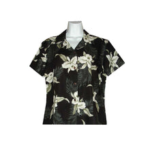 Load image into Gallery viewer, Lulumahu Orchid Fitted Women&#39;s Hawaiian Rayon Shirts
