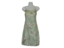 Load image into Gallery viewer, Lulumahu Orchid Short Spaghetti Hawaiian Dress
