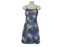 Load image into Gallery viewer, Lulumahu Orchid Short Spaghetti Hawaiian Dress
