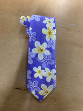 Load image into Gallery viewer, Hawaiian Necktie –  Plumeria Prints
