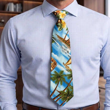 Load image into Gallery viewer, Woody Car Hawaiian Necktie
