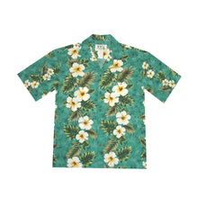 Load image into Gallery viewer, Yellow Hibiscus Hawaiian Cotton Shirt for Men
