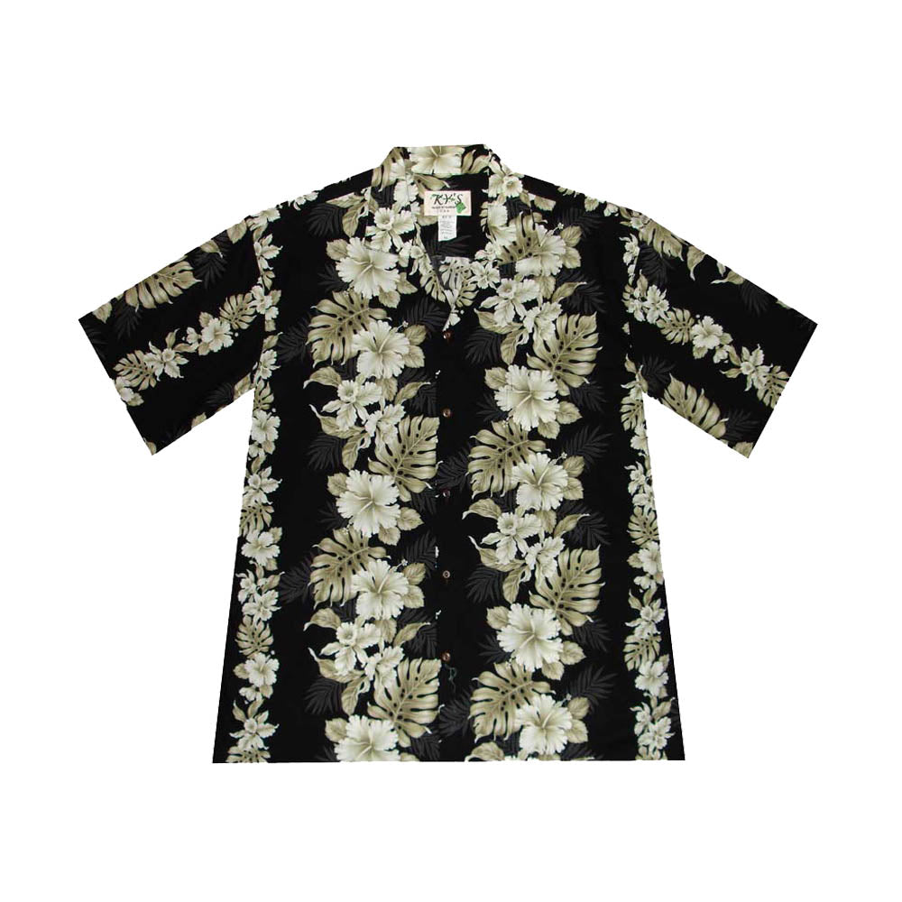 Orchid Hibiscus Hawaiian Cotton Shirt