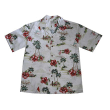 Load image into Gallery viewer, Christmas Hawaiian Cotton Shirt
